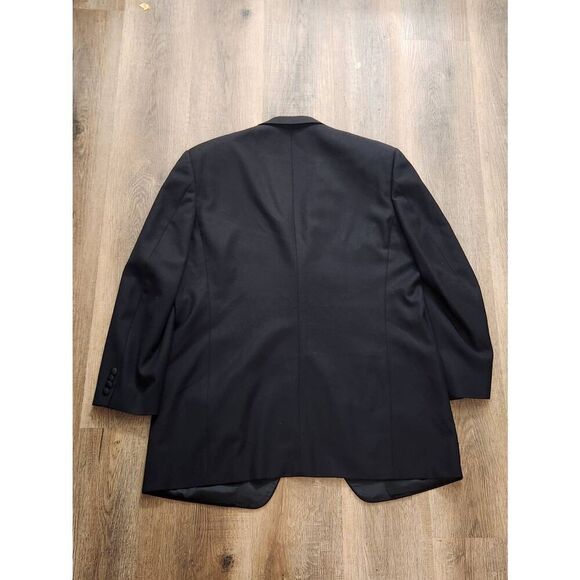 Corneliani MADE IN ITALY Tuxedo Suit Jacket Black 46 Long 100% virgin wool - Picture 9 of 9